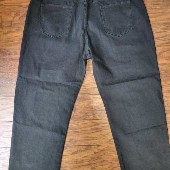 Bundle of 2 SHEIN Black Ripped Destroyed Holey Straight Leg Jeans sz 4X XXXXL - Picture 11 of 12